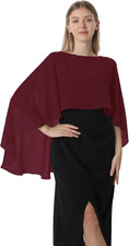 Chiffon Cape001 Scialle Pashmina Donna