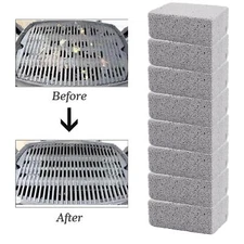 4/8pcs Grill Cleaning Brick 4''   Barbeque BBQ Rack Cooker Washer
