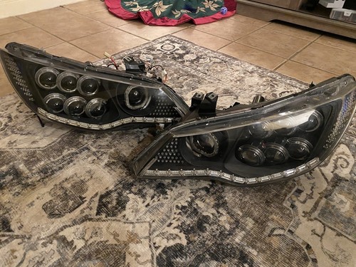 One Off Custom Retrofitted Headlights for 2006-2011 Honda Civic Sedan ...