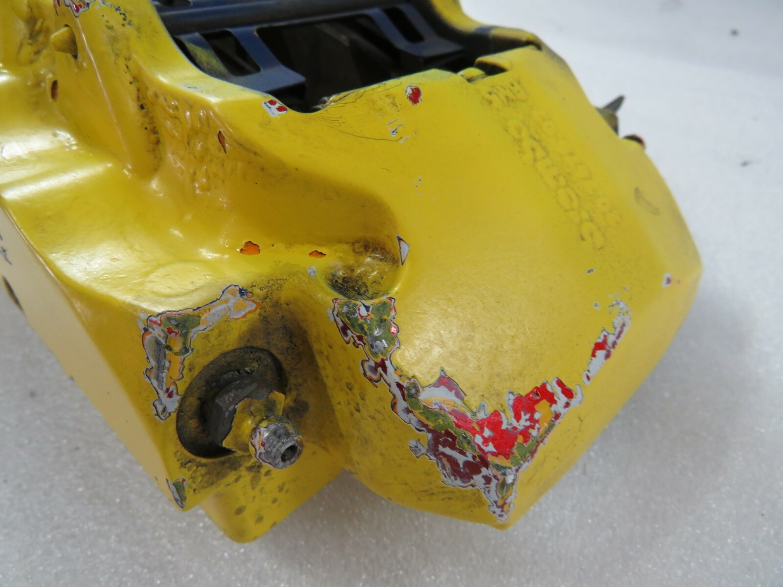Lamborghini Gallardo LP- 550, RH, Front Brake Caliper Yellow, Used, 400615106BE