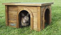 Nagerhaus 45 X 32 X 27 Cm Kleintierhaus Holzhaus Meerschweinchenholz Kaninchen