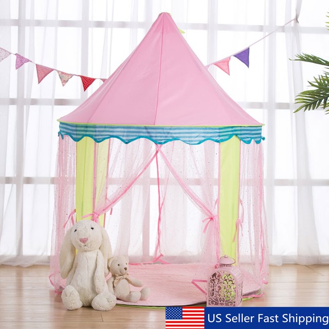 Large Princess Castle Girls Play House Indoor Outdoor Doom Kids Play Tent Play Tents Toys Hobbies