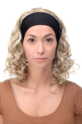 Damenperücke Perücke Stirnband voluminös Locken Blond Hellblond BRO-704-22 - Bild 2 von 4