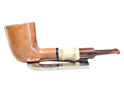 PIPA VOLKAN BY ALBERTO PARONELLI CON INSERTO IN BAMBÙ GRADO 7 - Made in Italy - Foto 2 di 14