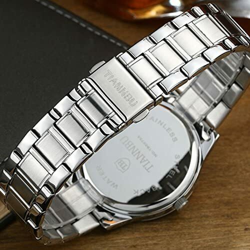 Romantic His and Hers Quartz Analog Wrist Watches Gifts Set for Lovers Set of 2 - Picture 4 of 7