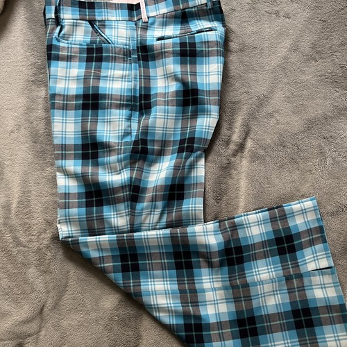 ian poulter Blue tartan trousers | eBay