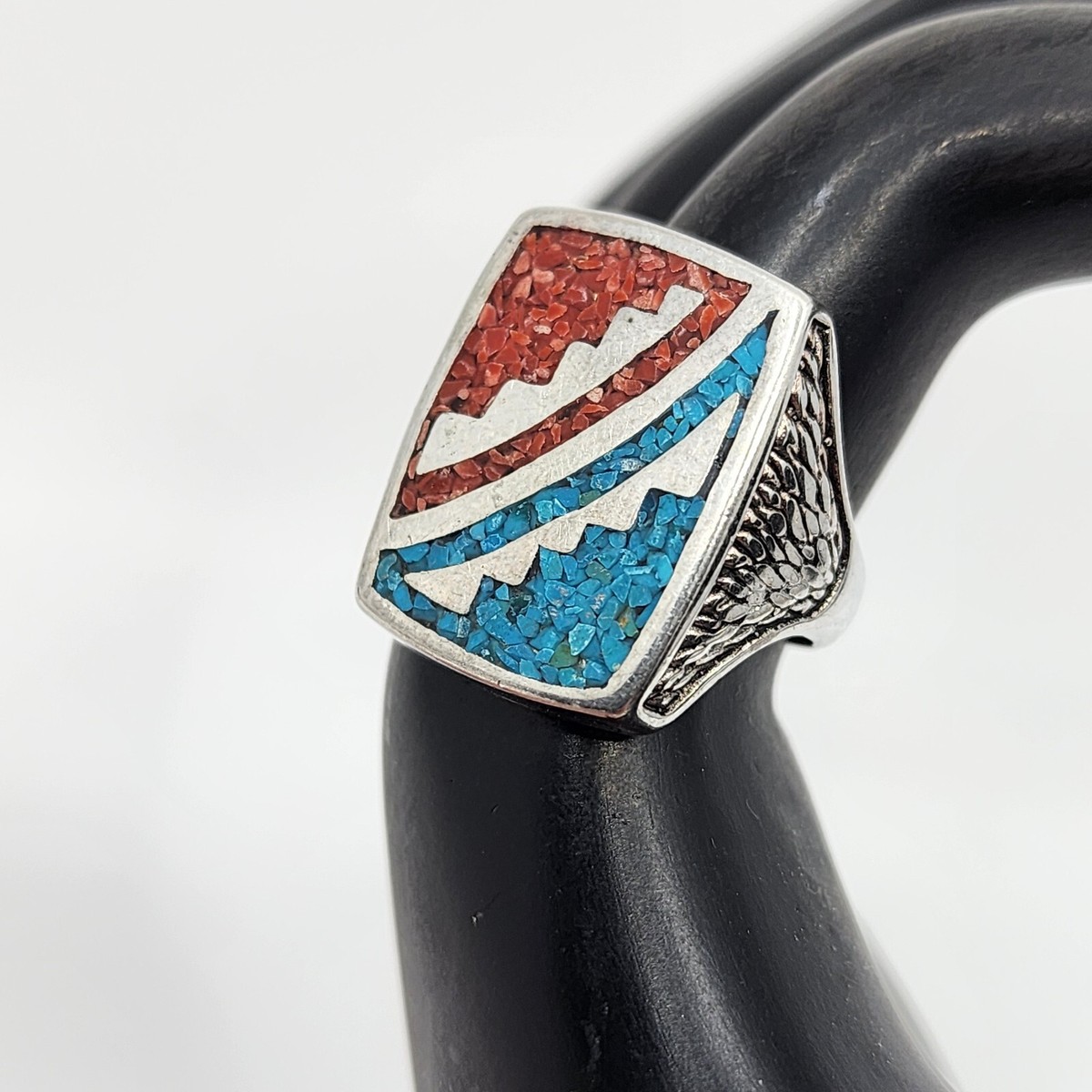 Gordon Smith G&S Vintage Skater Biker Southwestern Silver Inlay 