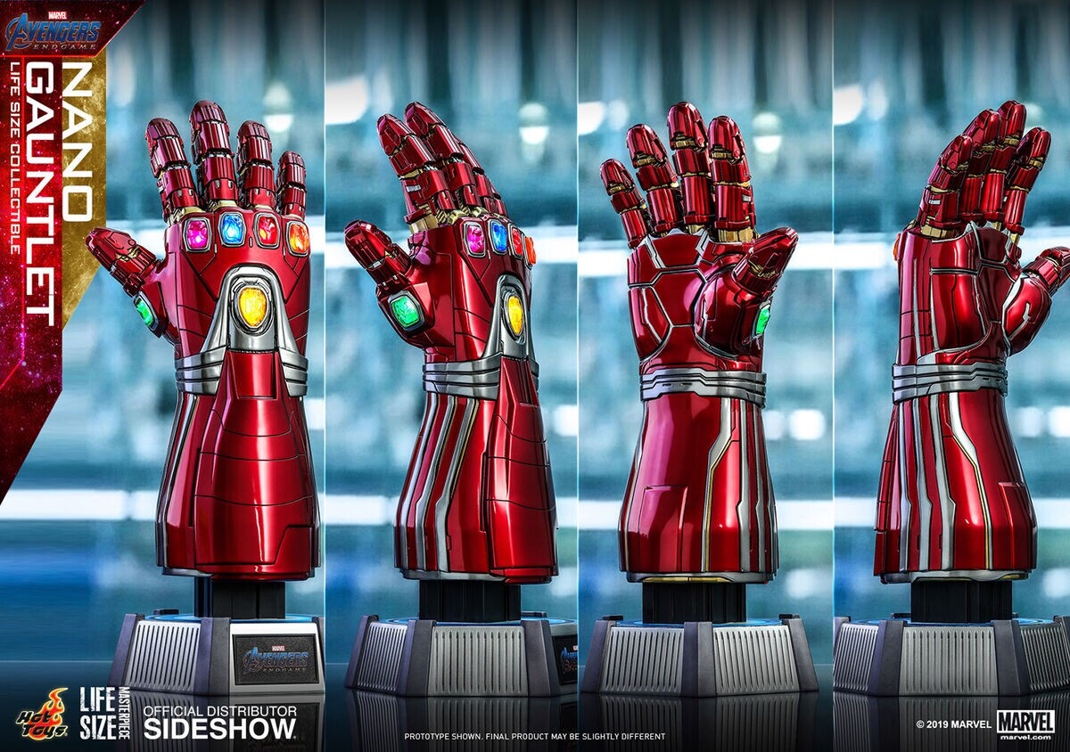 Hot Toys Avengers Endgame Iron Man Nano Gauntlet Life Size 1/1