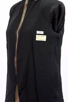 Brunello Cucinelli★素敵!Silk Sparkly Sequin Stripe Jacket NWT$4295 Brunello Cucinelli 100% Silk Sparkly 2Tone Sequin