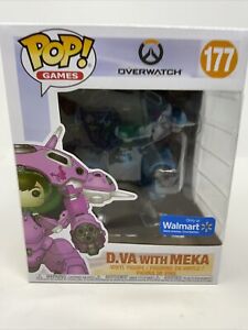 Funko Pop! D.VA with Meka Blueberry Overwatch Blizzard Walmart Dva D Va Pop 177 889698291613 | eBay