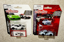 Majorette Porsche 718 Cayman GT4 e Porsche 934 con pneumatici in gomma - auto nuove pressofuse