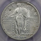1917-D Type 1 25c Standing Liberty Quarter - PCGS AU Details Cleaned