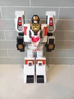 1994 Mighty Morphin POWER RANGERS White Tigerzord 11" Vintage Works Incomplete