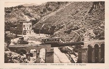 VINTAGE Sierra Nevada Electric Tram Puente de las Beguetas POSTCARD UNUSED