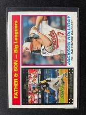 2025 Topps Heritage Jackson Holliday/Matt Holliday My Dad #66 Orioles!!!