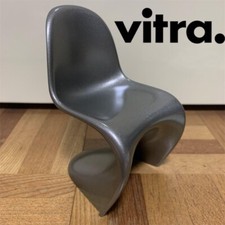 Sedia Panton collezione miniatura Vitra Design Museum rara argento senza scatola