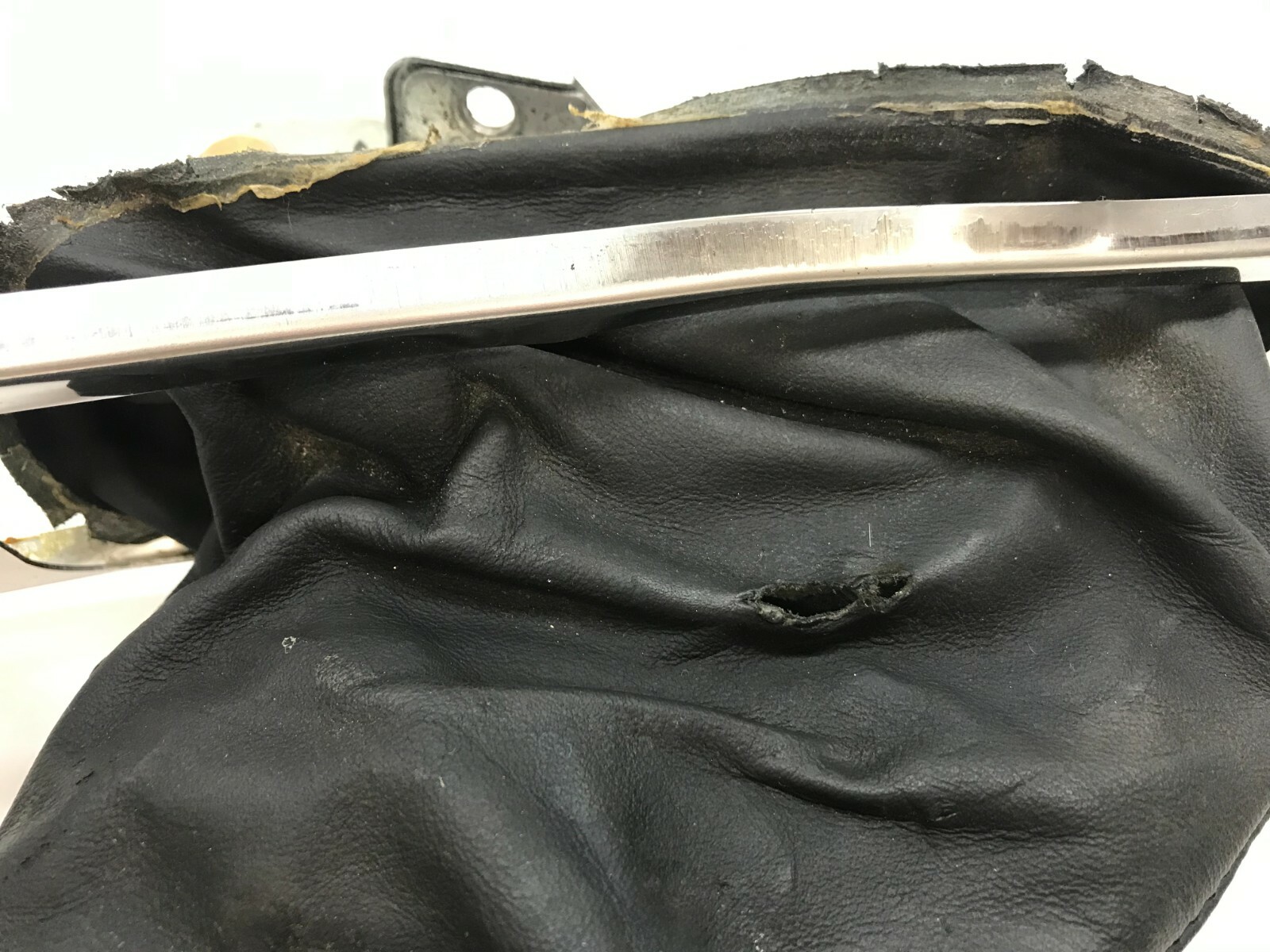 LAMBORGHINI MURCIELAGO LP640 HANDLE HAND BRAKE LEVER LEATHER COVER OEM 410711305