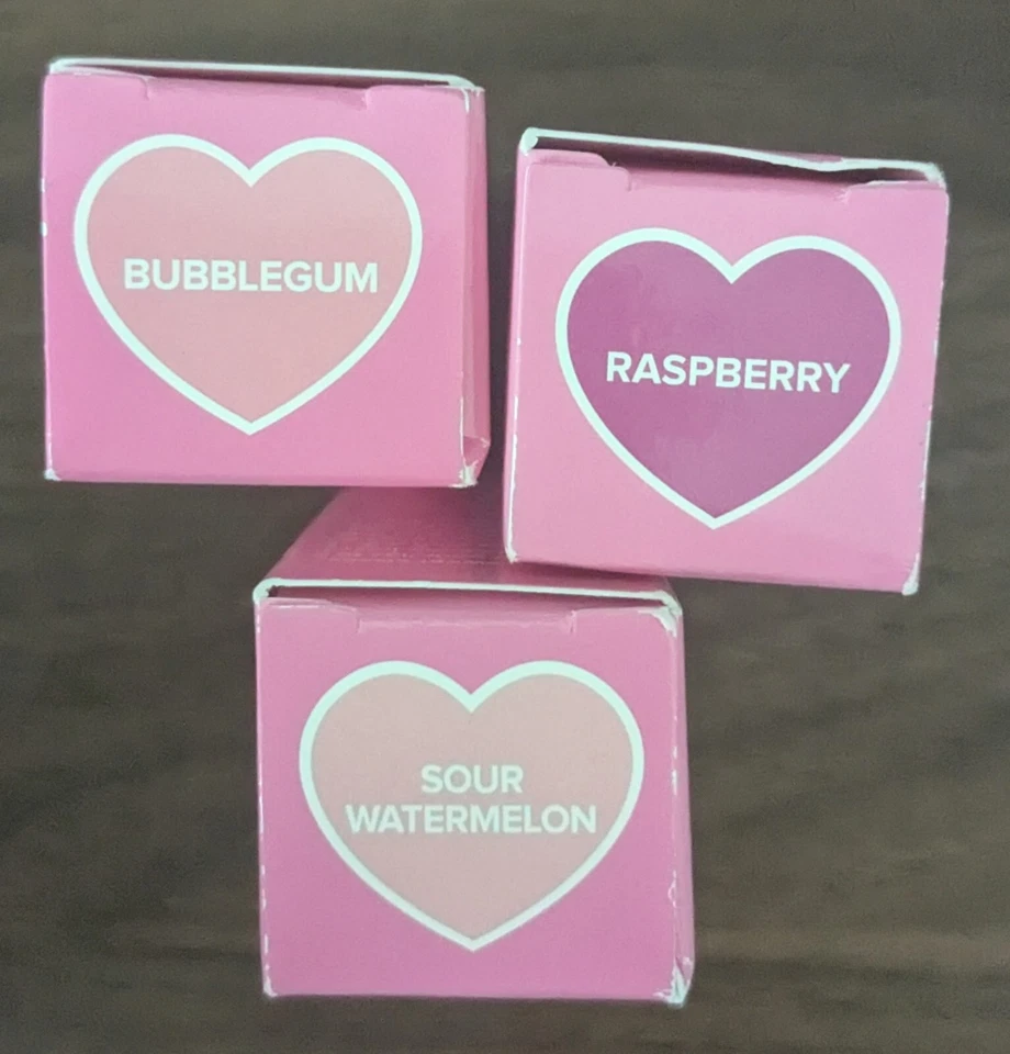 3-PACK TOO FACED KISSING JELLY OIL/GLOSS RASPBERRY, SOUR WATERMELON, & BUBBLEGUM - Image 2 of 3