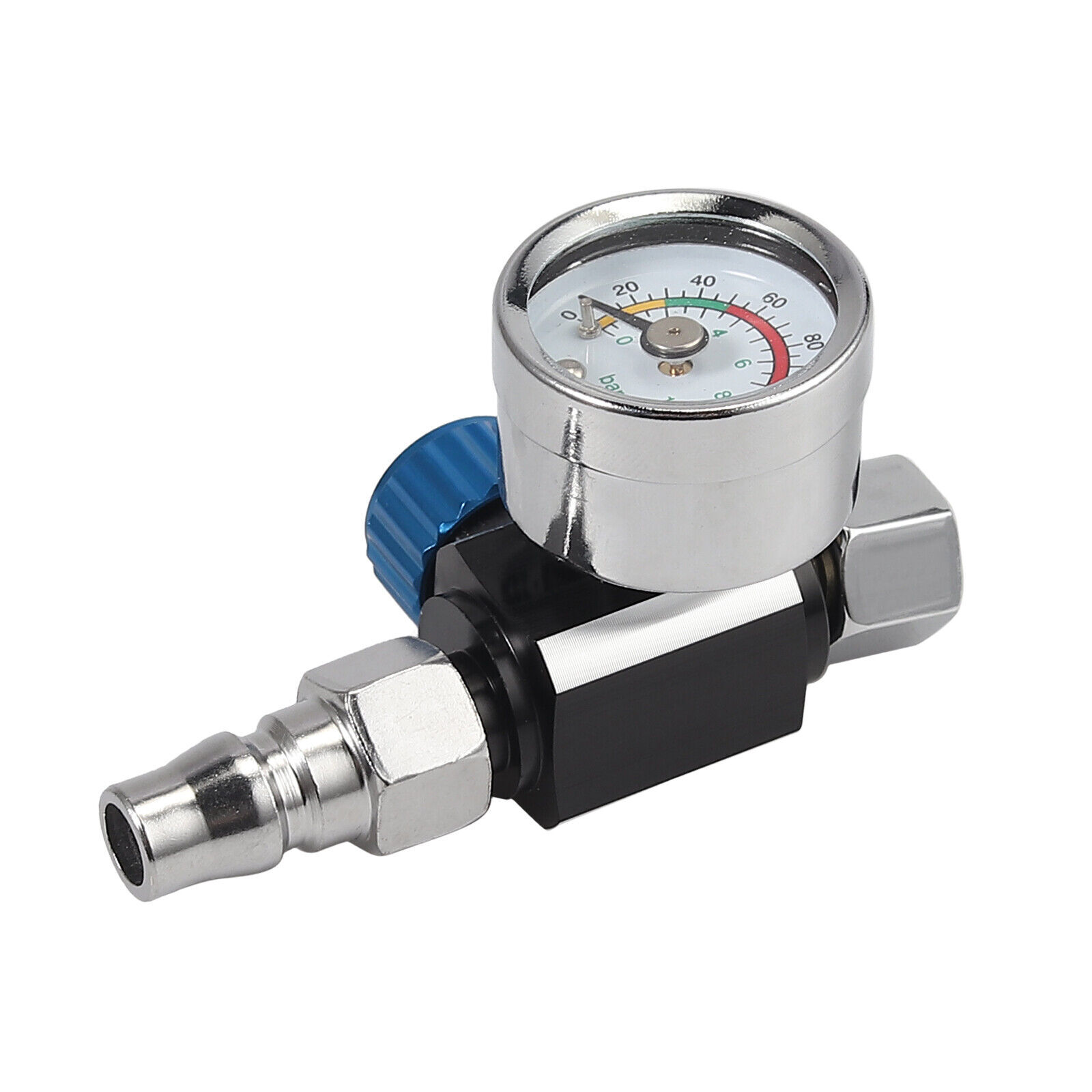 1/4"Air Paint Gun Regulator Gauge Air Pressure Regulator Spray Gun