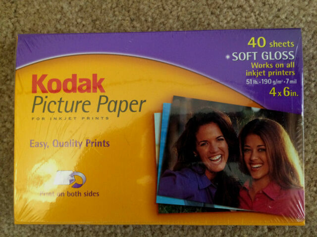 kodak picture paper for inkjet prints