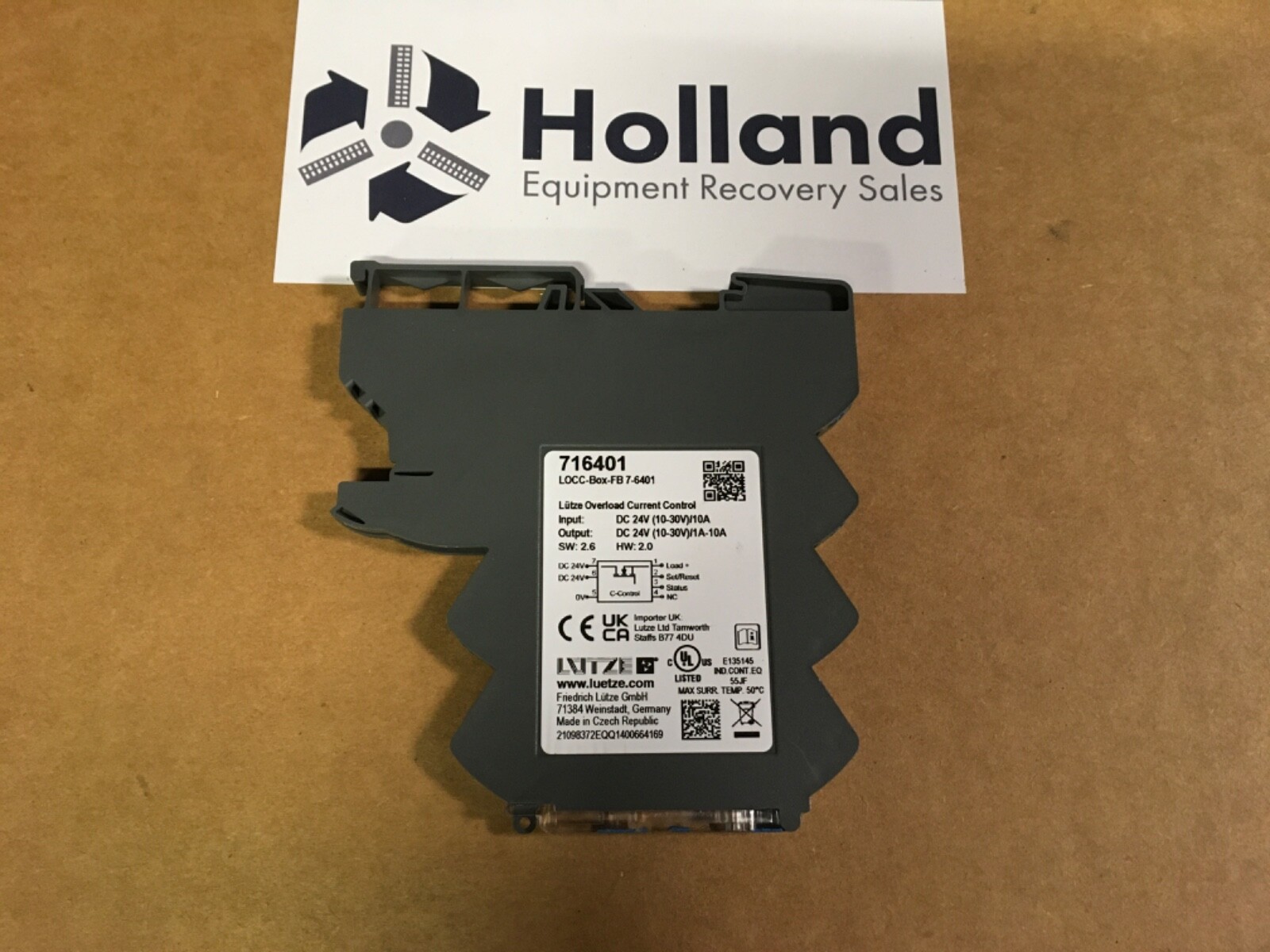 LUTZE LOCC-Box-FB 7-6401 overload current control, KP-151