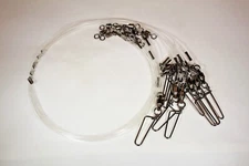 10 FISHING SEAGUAR FLUOROCARBON LEADERS FOR PIKE, MUSKIE, SALMON 60/80 LB