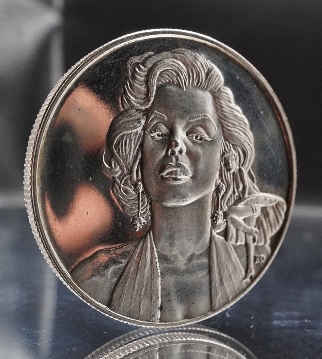 LIBERTY COIN SILVER K18 マリリンモンロー ペンダント LIBERTY COIN