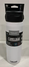 CamelBak Fit Cap SST Vacuum Insulated Drinkware, White, 25oz
