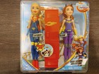 DC Super Hero Girls Batgirl & Super Girl with Red Locker & DVD New In Package