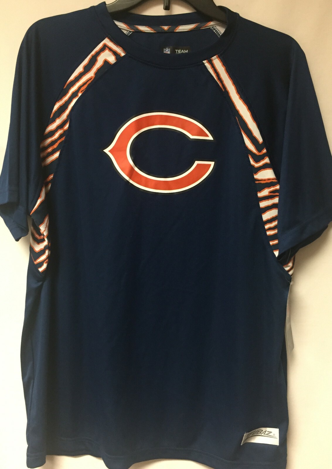 NFL Chicago Bears Zubaz Striped Men's Raglan TShirt New eBay