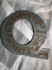 Ashland Distressed Wall Decor Wooden Letter   Q   New Rustic Initial Monogram