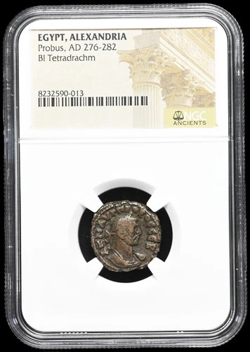 EGYPT, Alexandria. Probus. AD 276-282. Potin Tetradrachm, NGC Certified