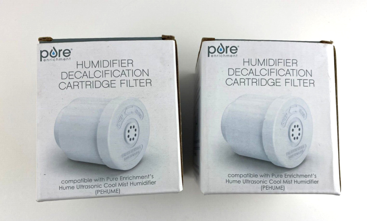 Lot (2) Decalcification Cartridge Filter Hume Ultrasonic Coo