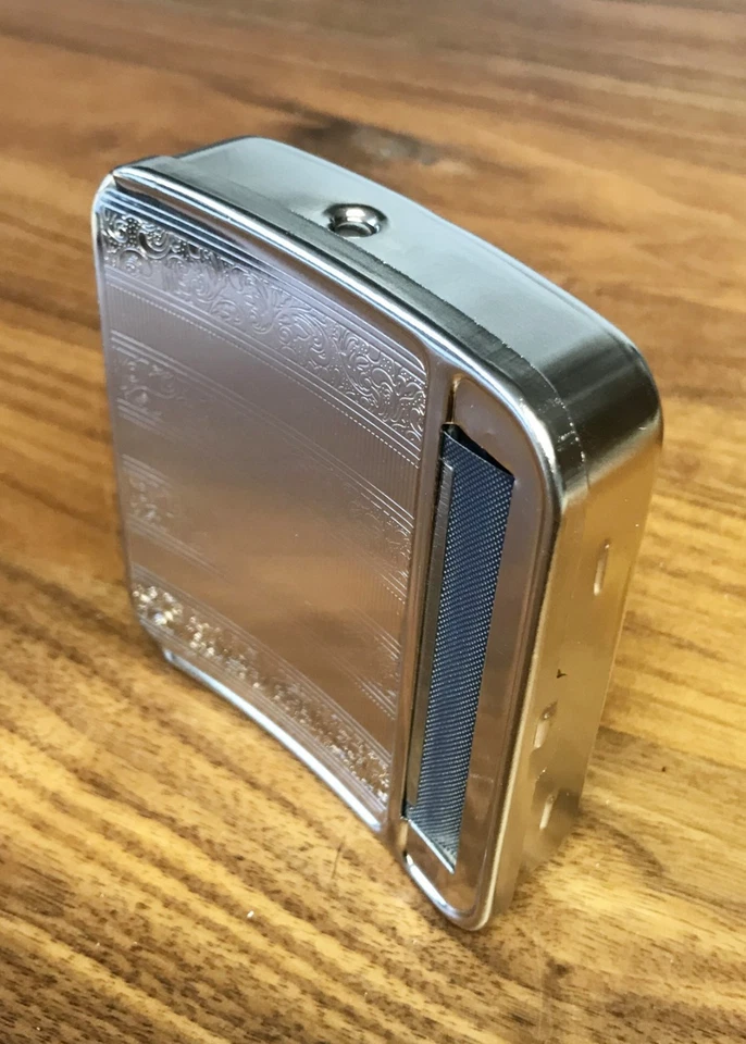 6 x ROLLBOX Tabakdose Tabakbox METALL Zigaretten Drehmaschine Stopfer 6 Dekore - Bild 4 von 4