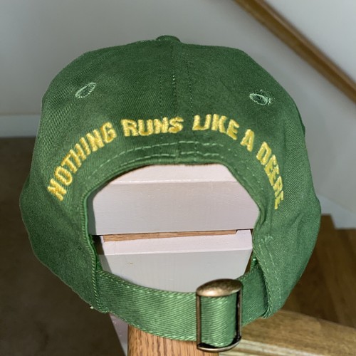 John Deer Owner’s Edition Nothing Runs Like A Deer Green/Yellow Hat Adjustable - Picture 5 of 7