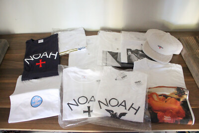 10x Noah NY Clothing T-shirts + wool hat Core Logo incl. Vintage!! + Sample RARE
