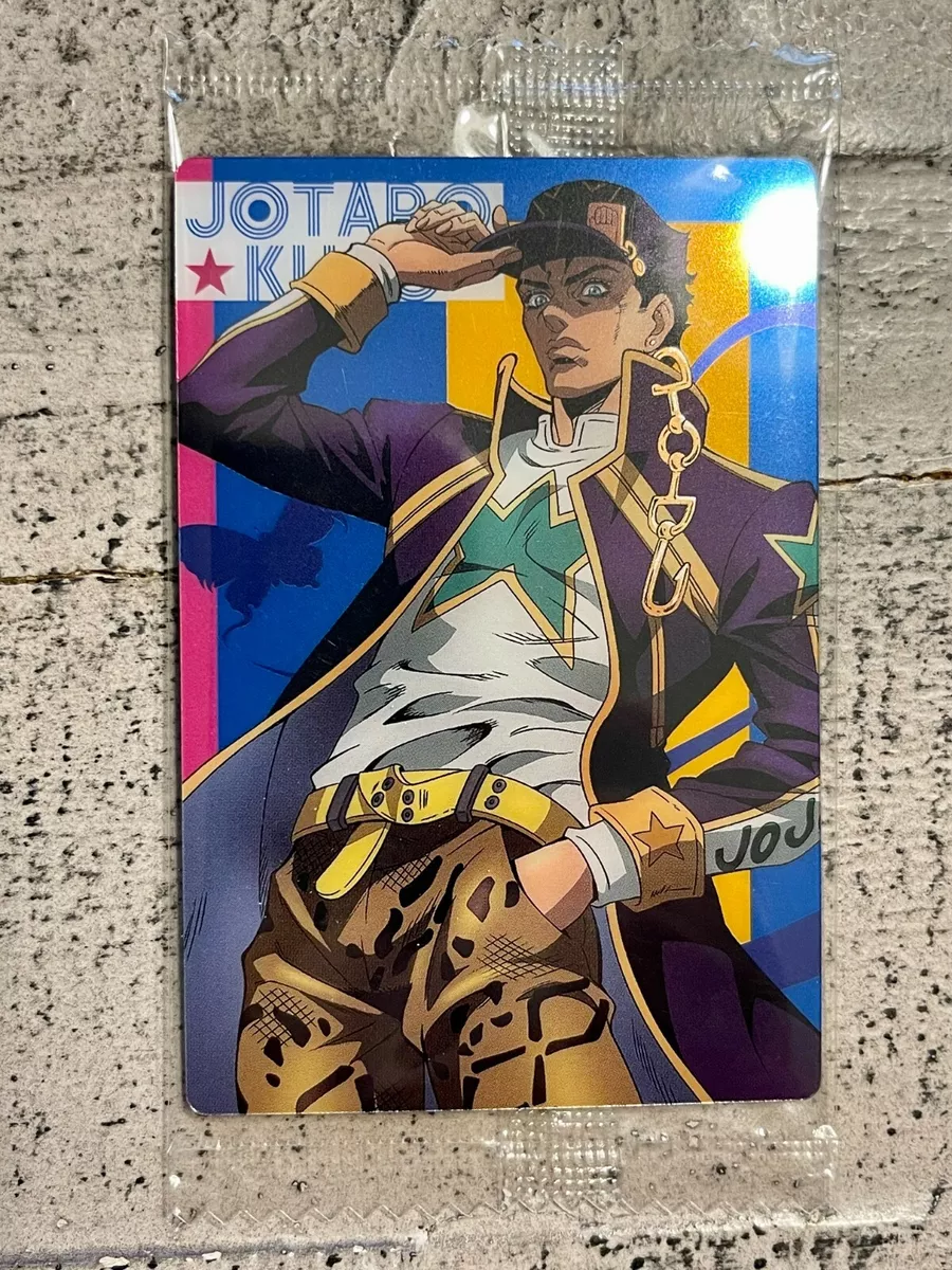 JoJo's Bizarre Adventure Part 6 Stone Ocean Wafer Card Jotaro Kujo BANDAI #1