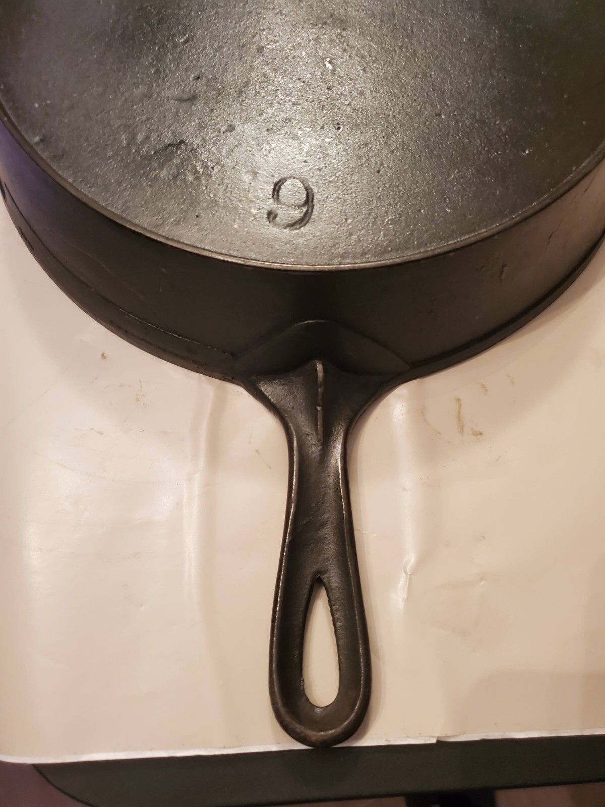 Erie “PreGriswold” Cast Iron Skillet Size 9 Unusual Read plus Griswold Ashtray eBay