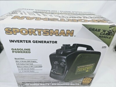 NIB Sportsman 1000 Surge Watts Gasoline Portable Inverter Quiet 56db Generator