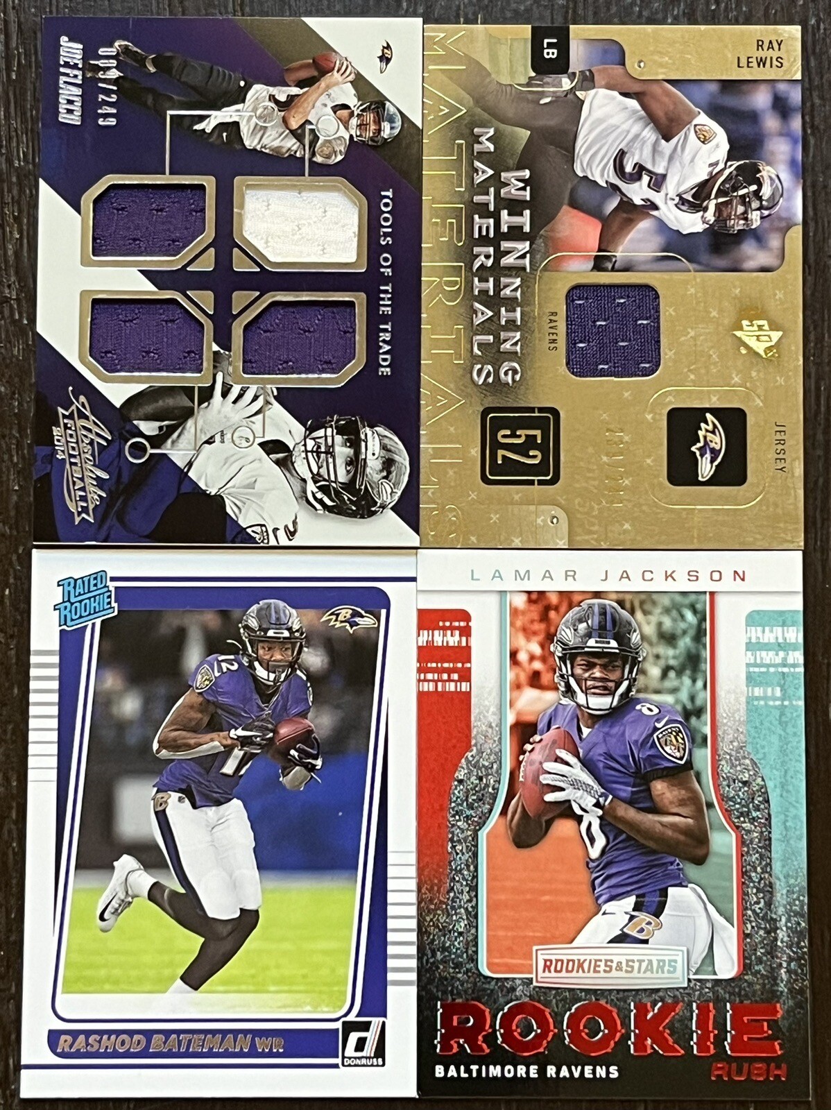 2008 Topps Letterman Joe Flacco Xfractor Refractor Rookie #23/25