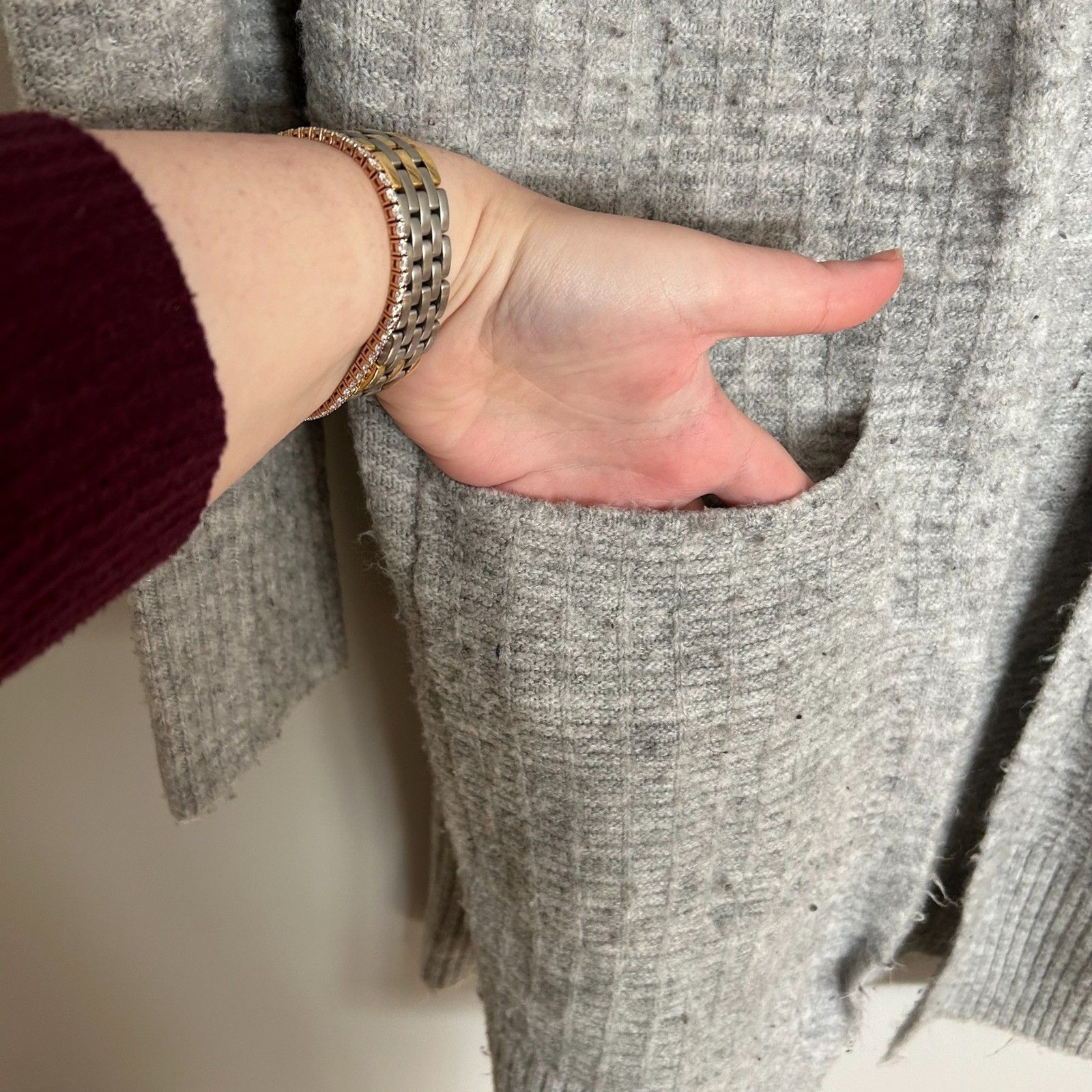 Universal Thread Duster Cardigan Grey - image 5