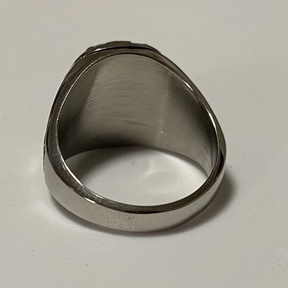 Balfour NBA Miami Heat Ring Pick Your Size Silver Tone Vintage - Image 4 of 4