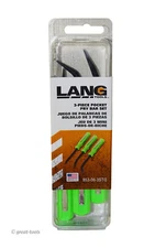 LANG TOOLS – POCKET PRY BAR SET – 5” mini prybars – Made in the USA – GREEN!