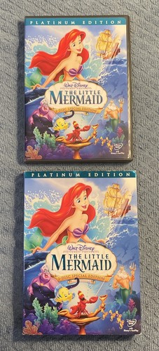 2006 The Little Mermaid Platinum Edition 2 Disc DVD Special Edition w/ Cover