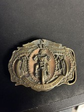 BELT BUCKLE Live to Ride-Ride to Live Biker MOTORCYCLE Jammin. 1987