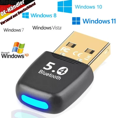 OLOTOS USB Bluetooth 5.4 Adapter Dongle Stick Transmitter Nano PC Laptop Maus Tastatur