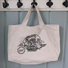 Midwest Women Workers Tote Canvas UALE Woodblock Vintage USA Labor Bayside 10x14