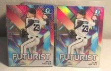 Max Meyer 2021 Bowman Mojo and Base Futurist - Miami Marlins