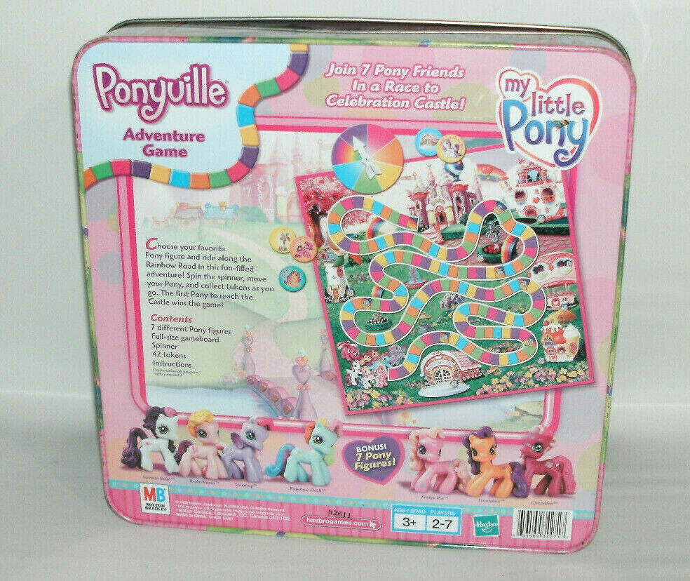 2008 Milton Bradley My Little Pony Ponyville Adventure Game READ DESCRIPTION