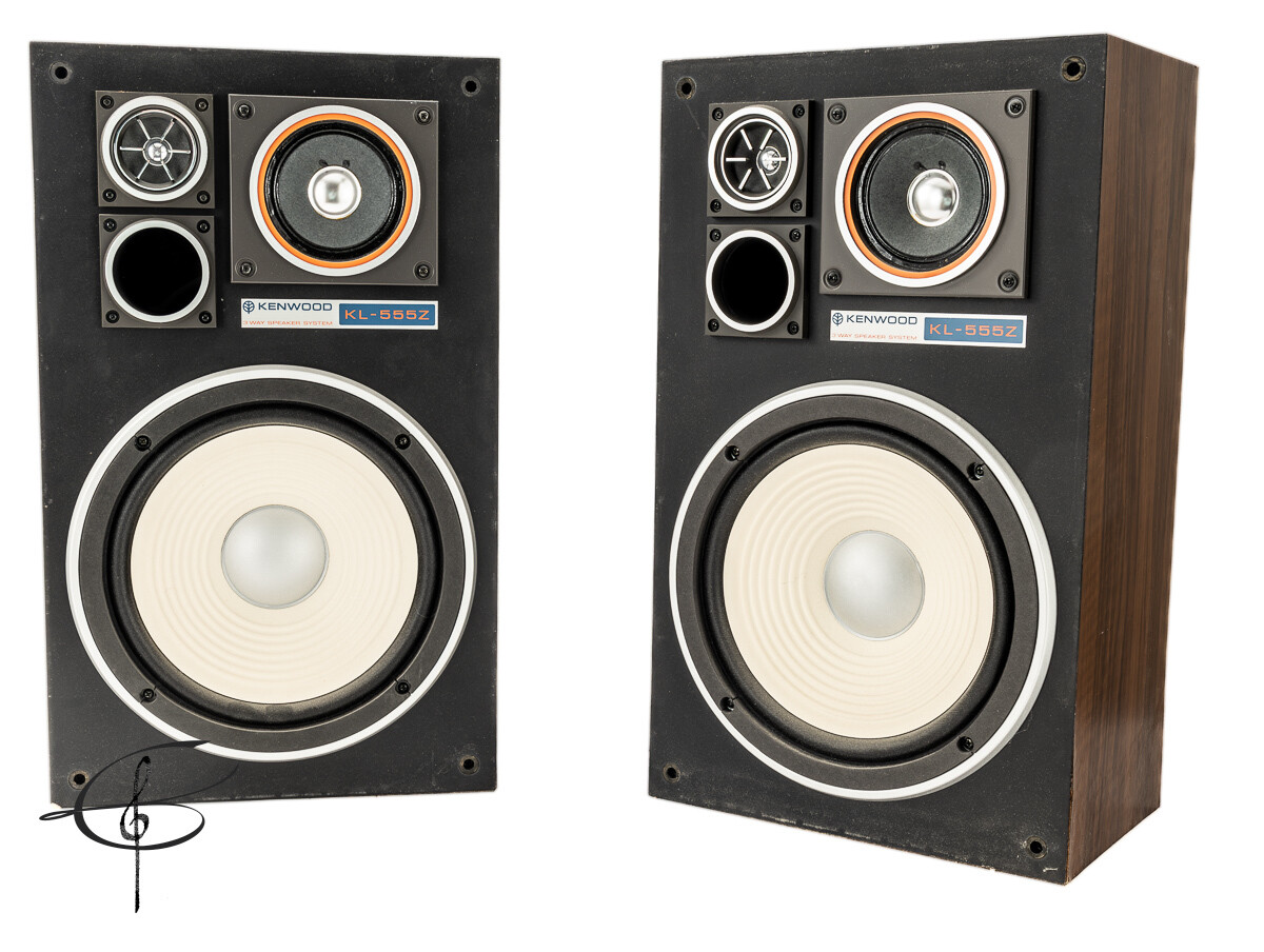 Ancienne paire d'enceintes Kenwood KL-555Z JAPON 8 ohms